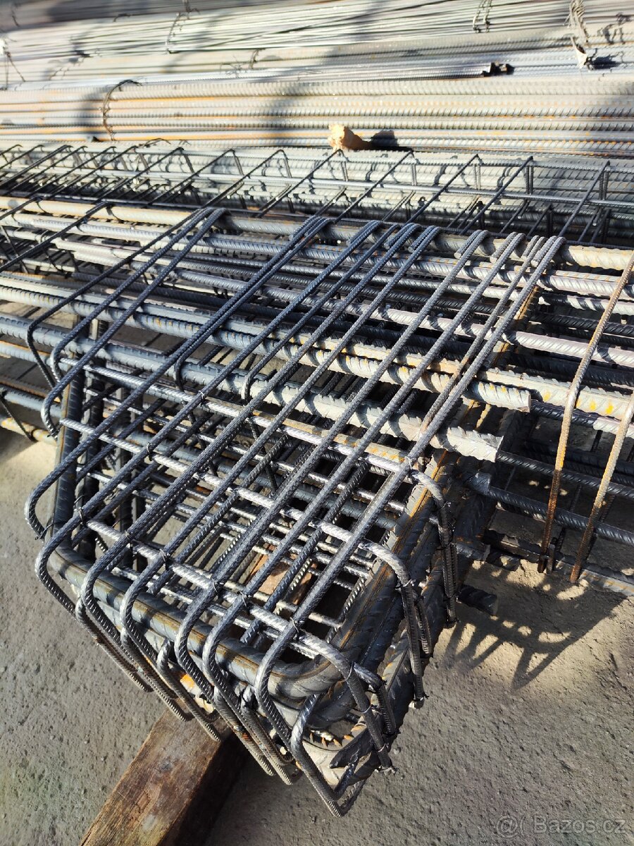 Armovací koš, žebírková ocel,koše do věnce, armatury,roxory - 2