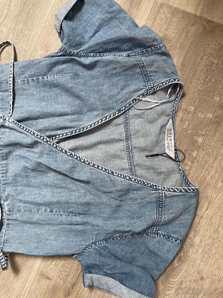 Riflové šaty vel. S - 2