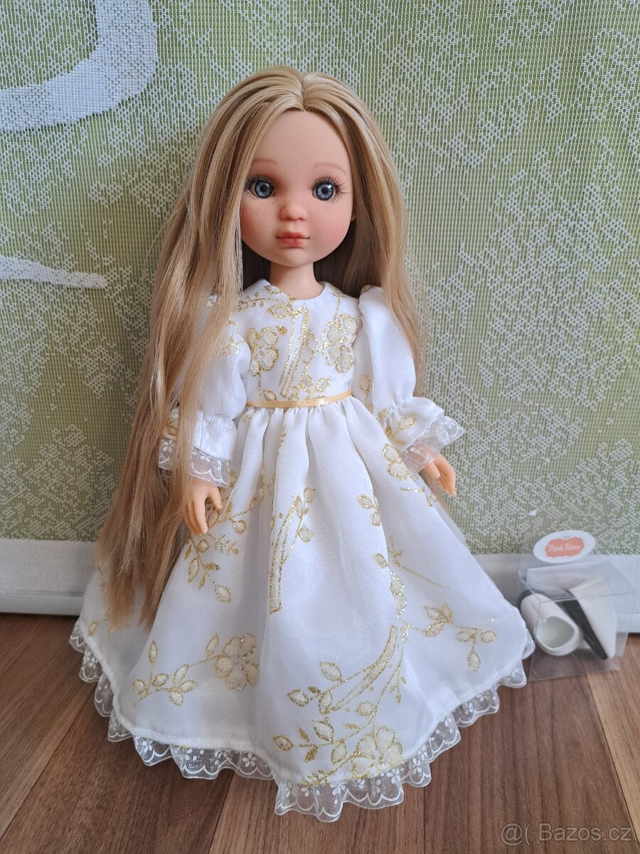 Berjuan NOVÁ panenka Zlatovláska, přemalovaná, jedinečný kus - 2