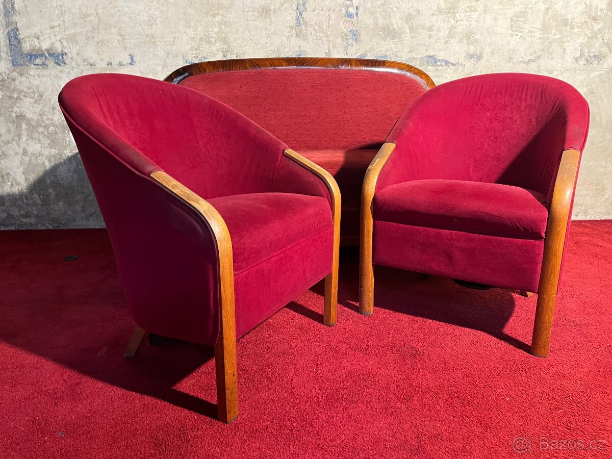 Párová vintage křesílka - 2