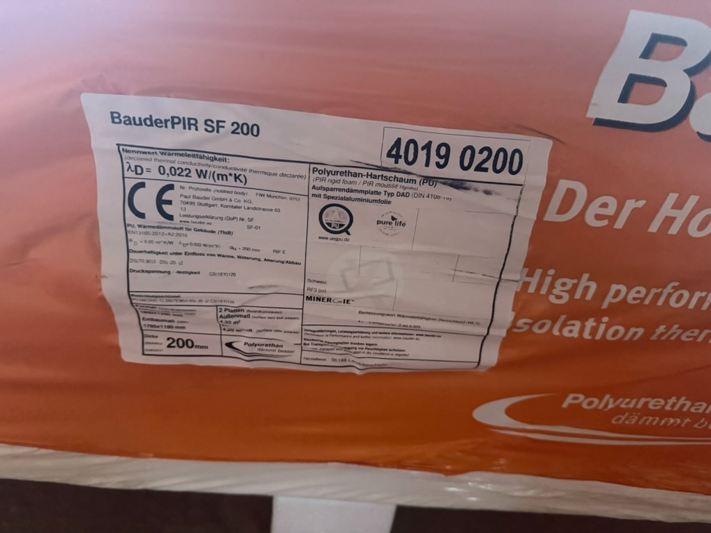 Bauder PIR SF 200 mm - 2