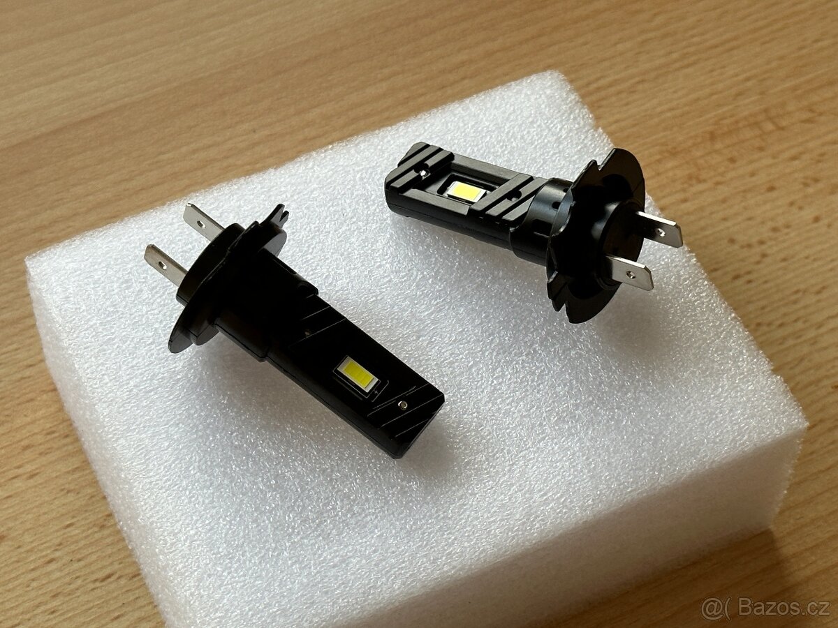 Prémiové LED žárovky ( H7 / 6500K / 100W ) - 2