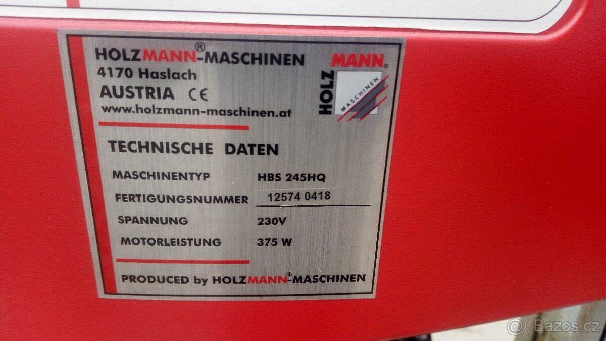 Pásová pila Holzmann - 2