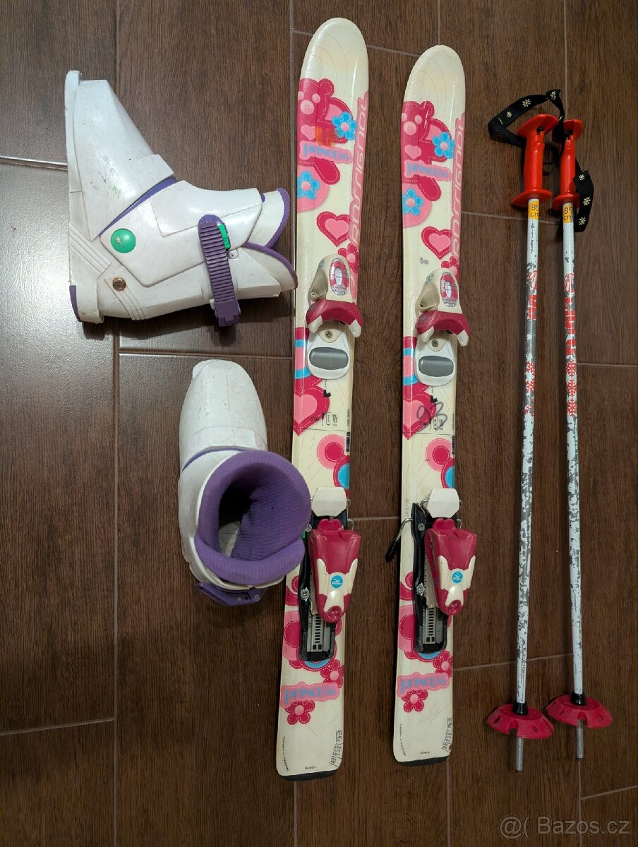 Dětské lyže Rossignol princess, lyžáky - 2