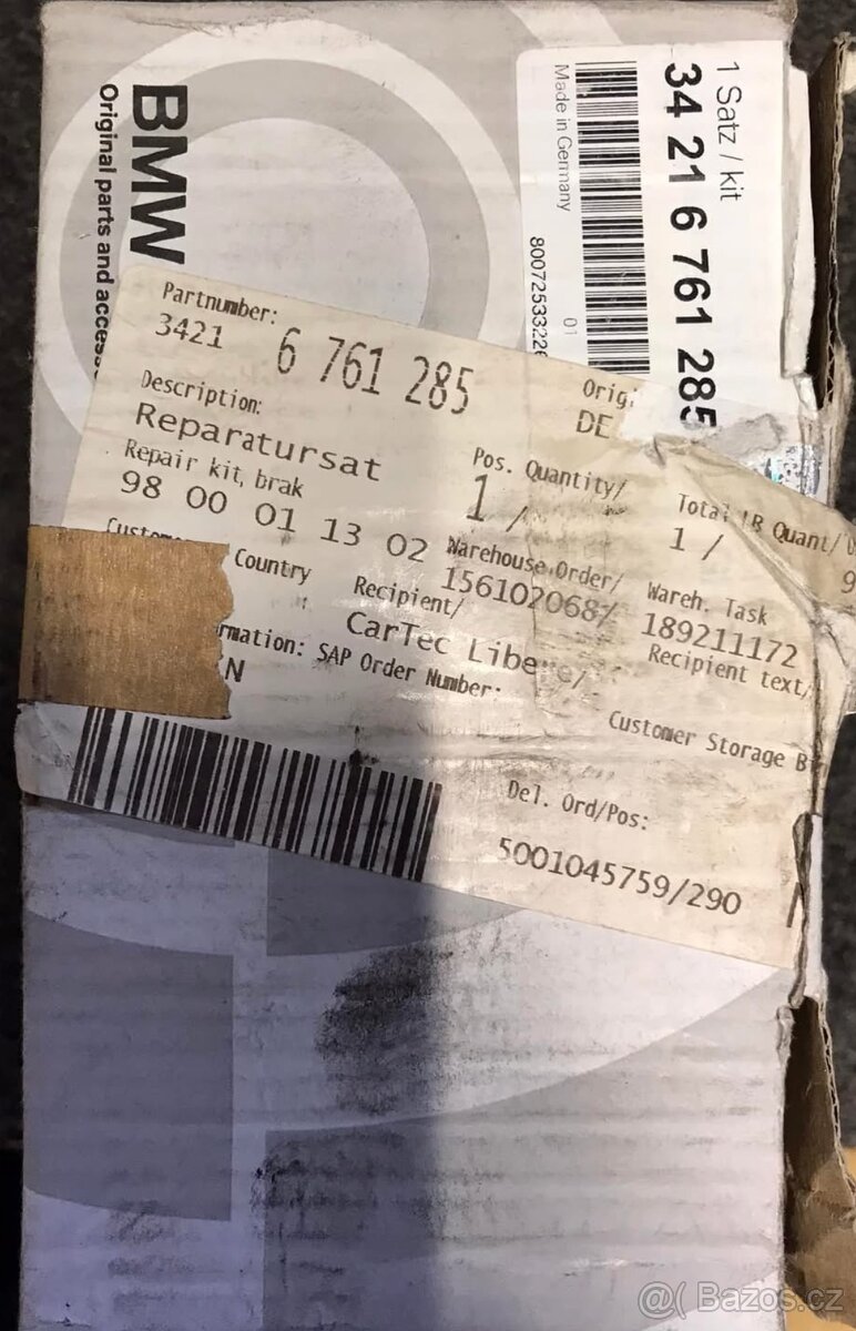 Brzdové desky zadní na BMW e65 a X5 - 2