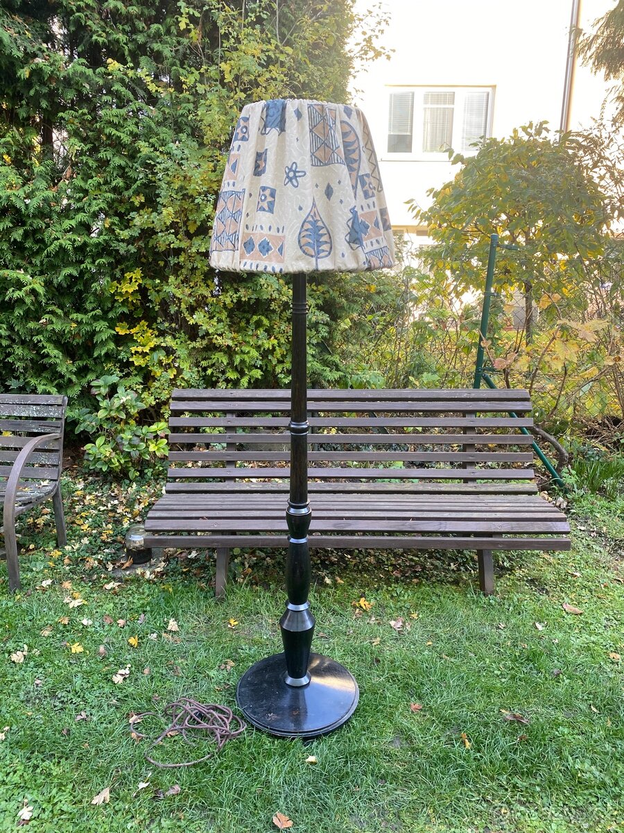 Starožitná lampa stojací - 2