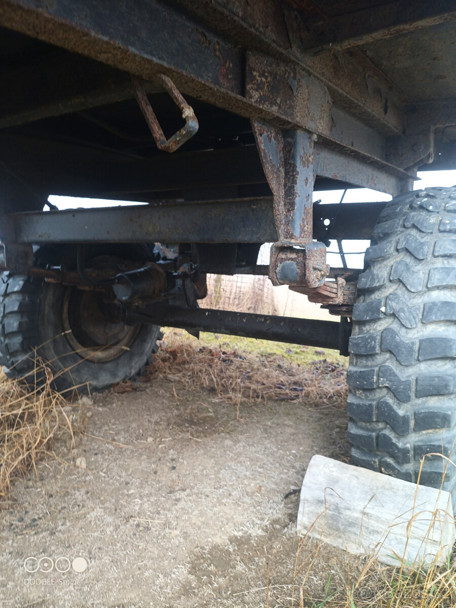 Vlek za traktor, vůz 5 t - 2
