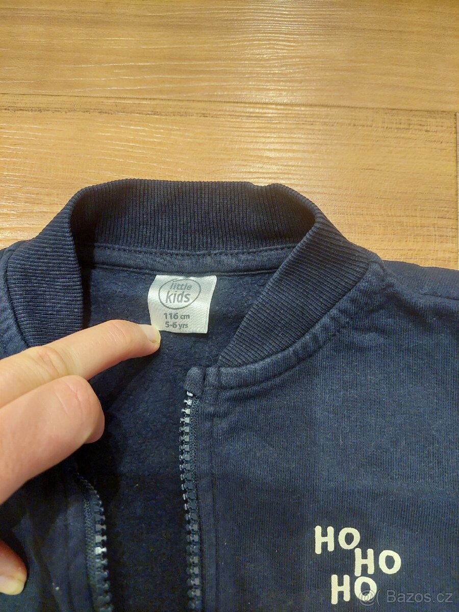 Mikina na zip 116 - 2