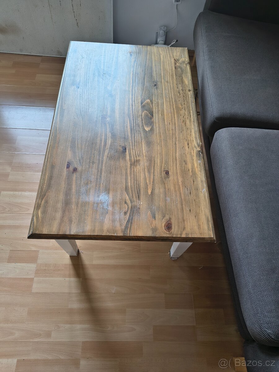 Jysk stolek z masivu 110x65x45 - 2