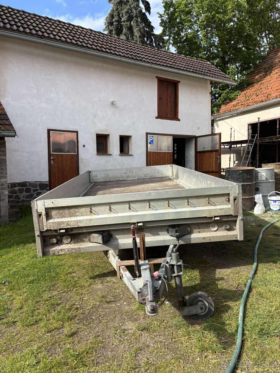 Vozik bržděný nákladní plato - 2