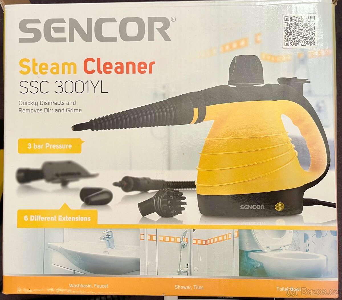 Parní čistič SENCOR SSC 3001YL , 2x použitý a nevyužitý - 2