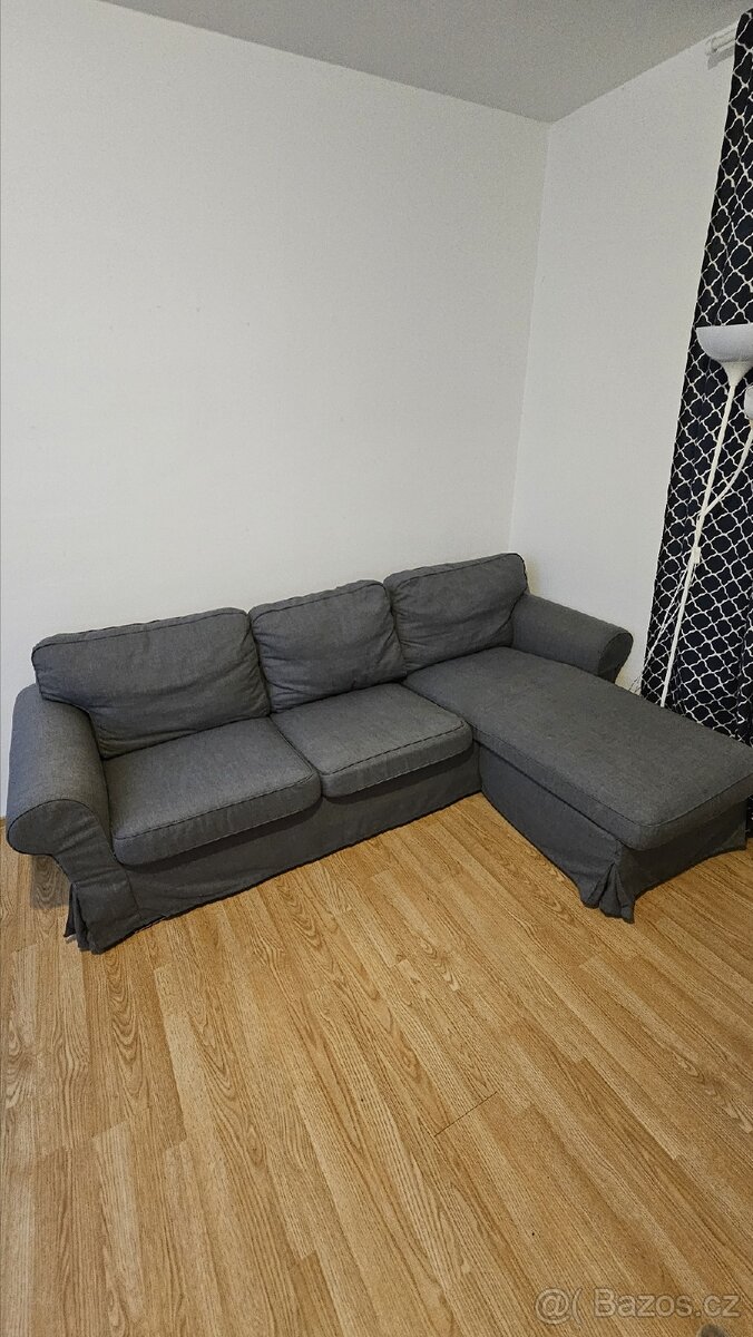 Sedačka Ikea Ektorp s lenoškou - 2