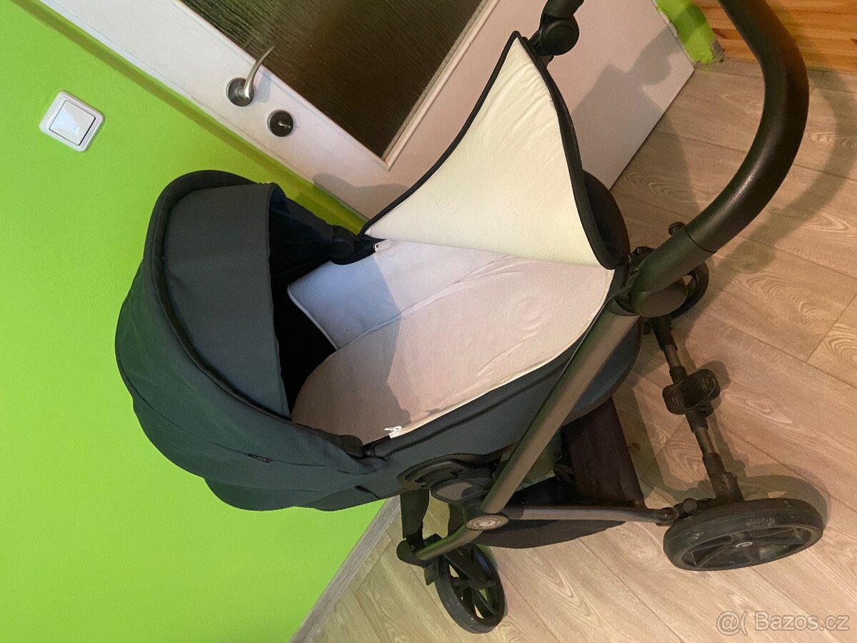 Kočárek Mio Plus 2v1 Pacific Green + Maxi-Cosi Pebble 360 - 2