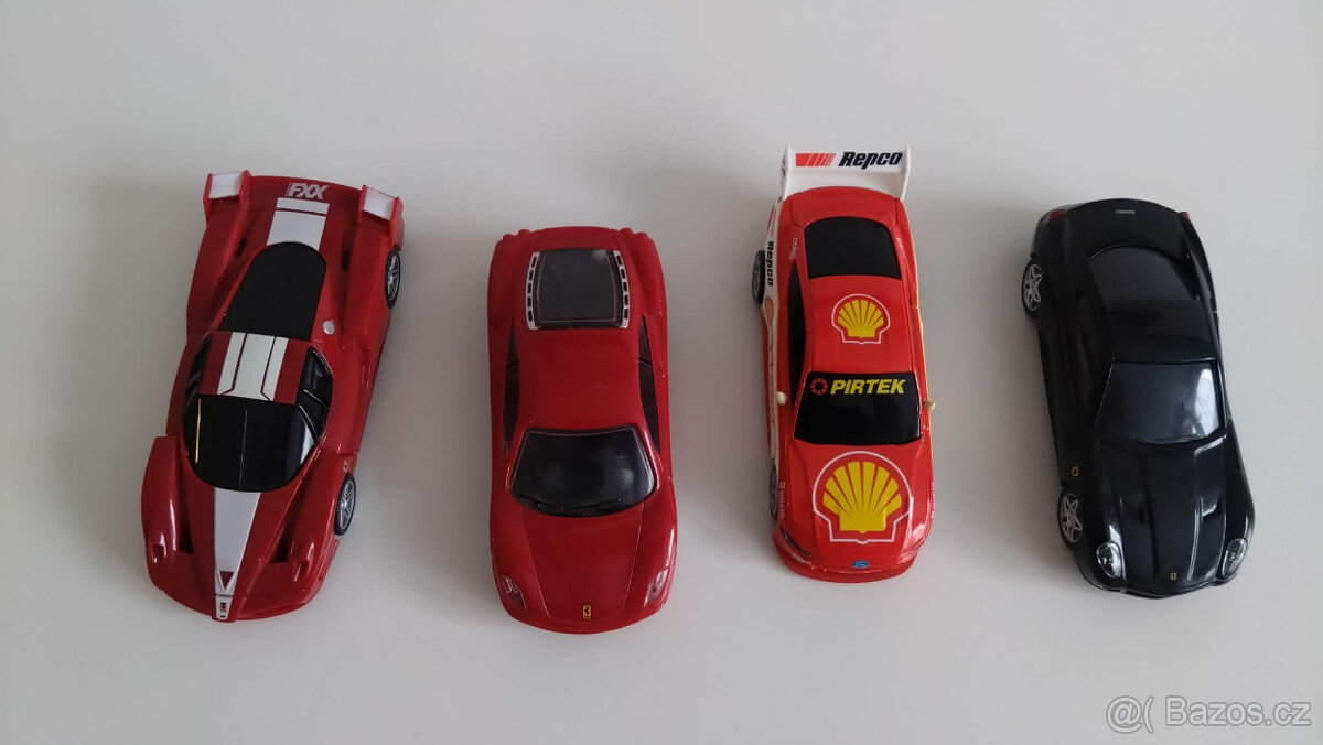4x model Shell 1:43 (3x Ferrari 1x Ford) - 2