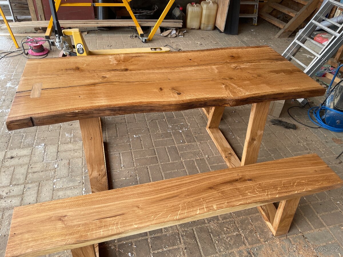 Masivní dubový set - 2