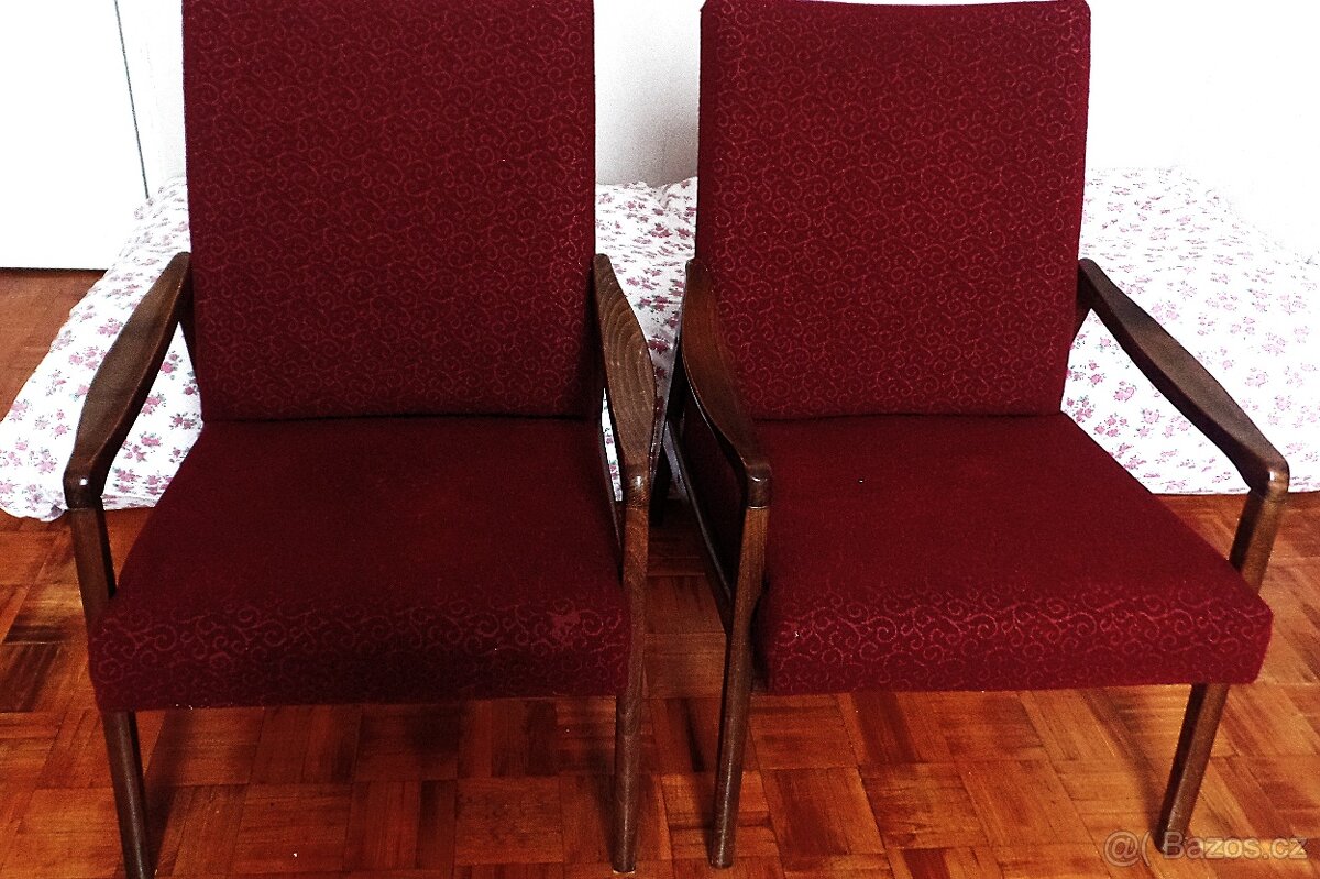 2 kusy retro křesla - 2