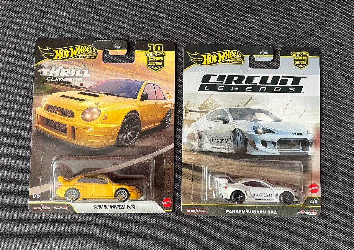 Hot wheels premium Honda, Lancer, Subaru - 2