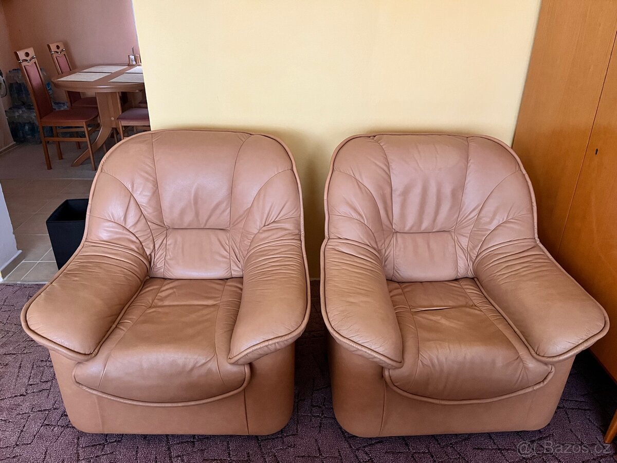 Kožená sedací souprava - 2