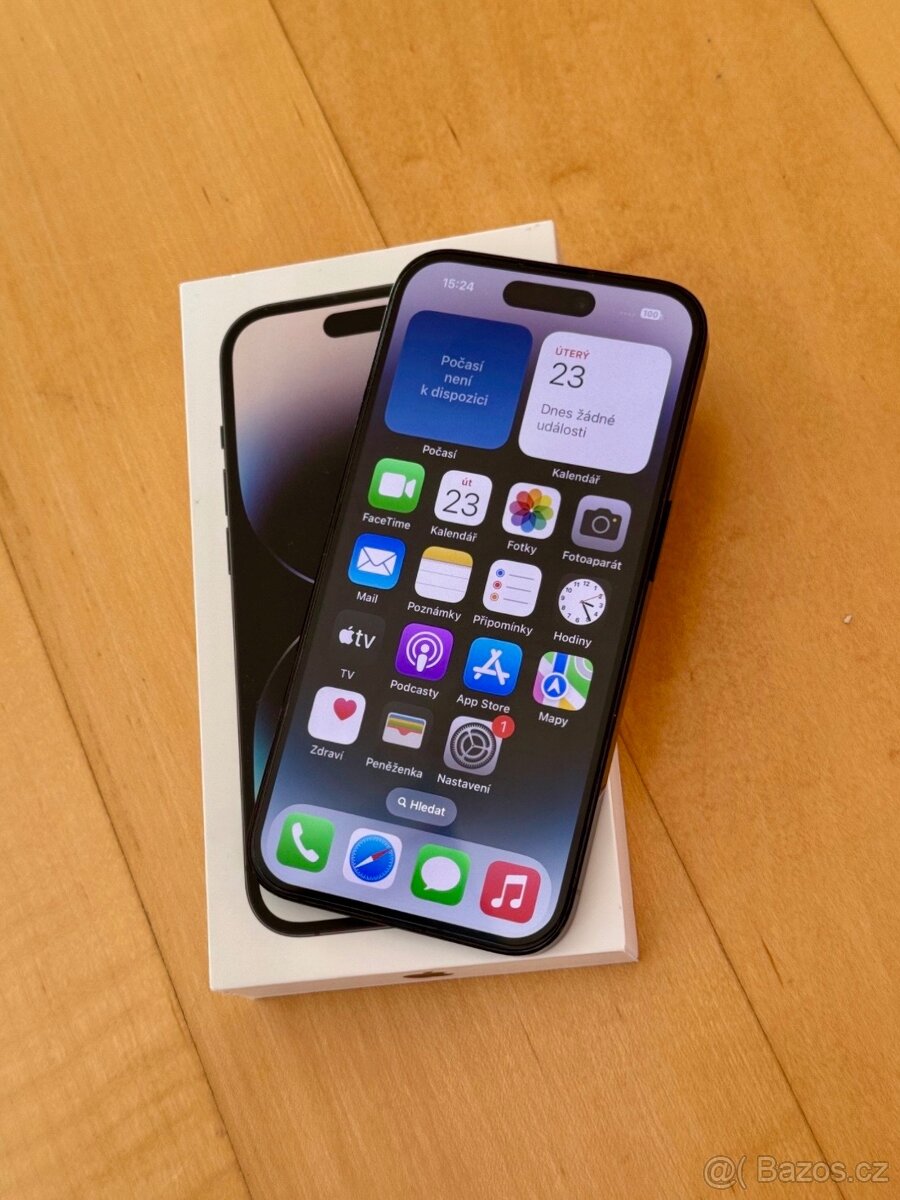 iPhone 14 Pro Černá BATERIE 100% TOP - 2
