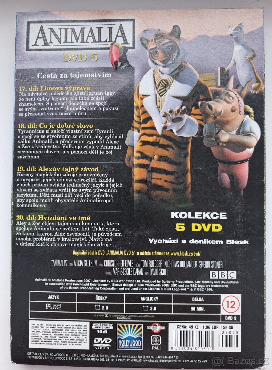 Komplet DVD Animalia - 2