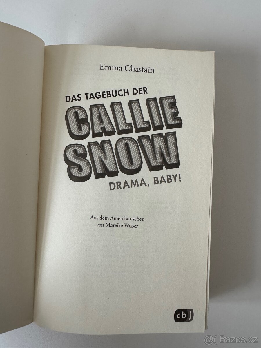 německý román pro mladistvé - Das Tagebuch der Callie Snow - 2