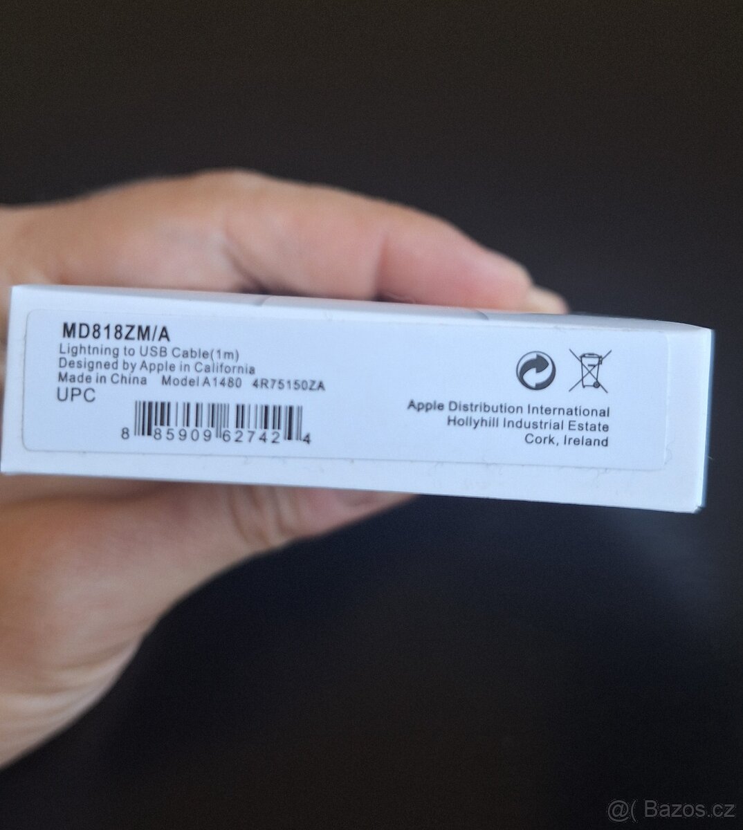 Apple USB-A - lightning kabel - 1m - NOVÝ - 2