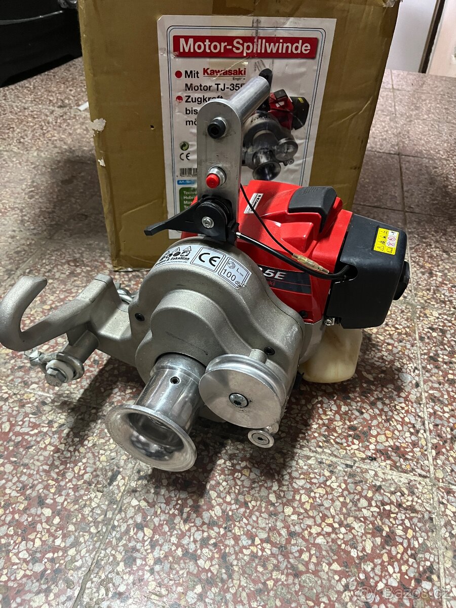 Benzinový lanový naviják - 2