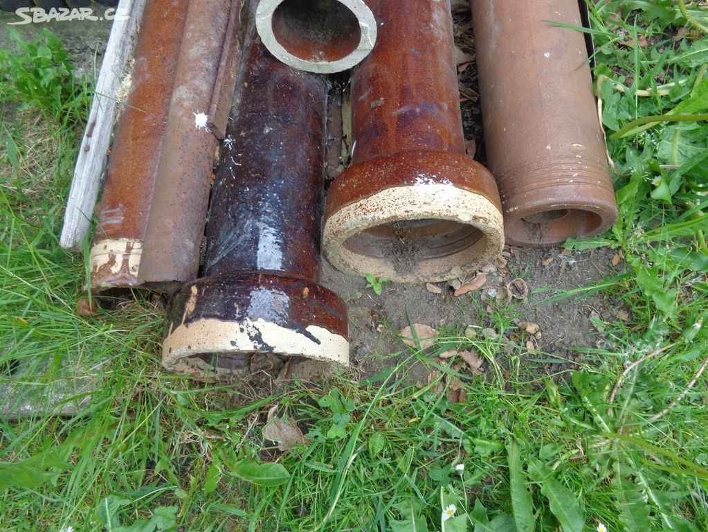 Trubky kameninové, 4 kusy - 2