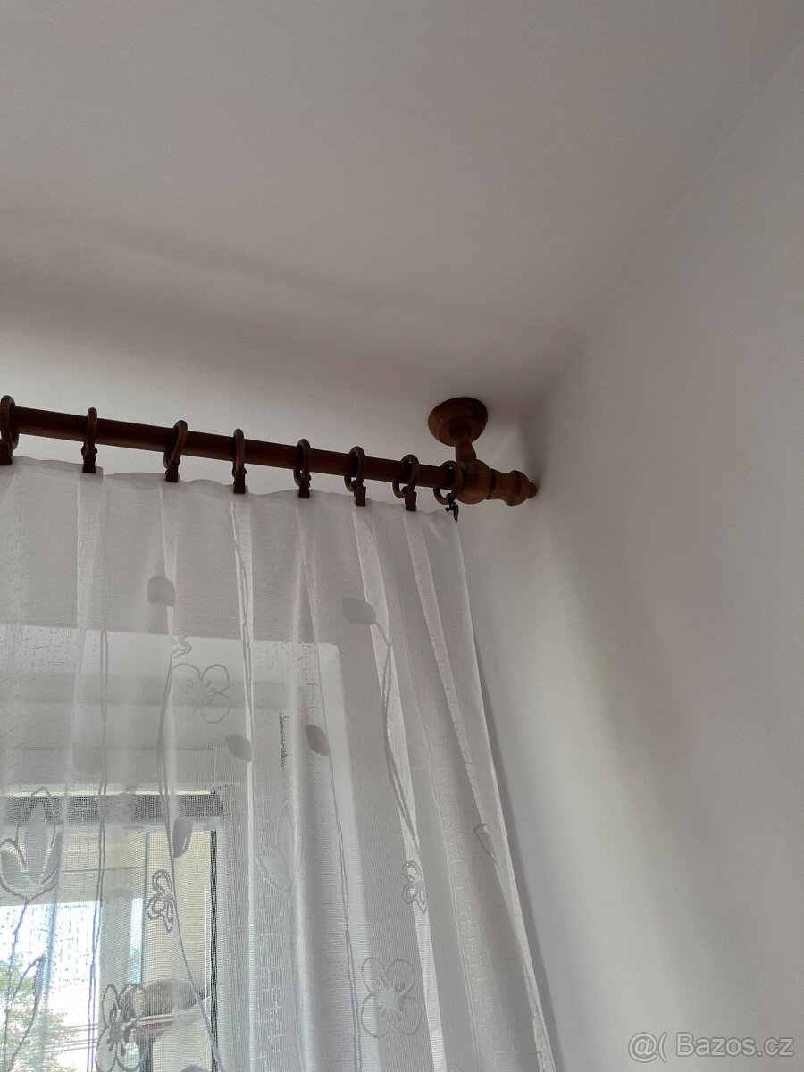 Dřevěná garnýž 345 cm - 2