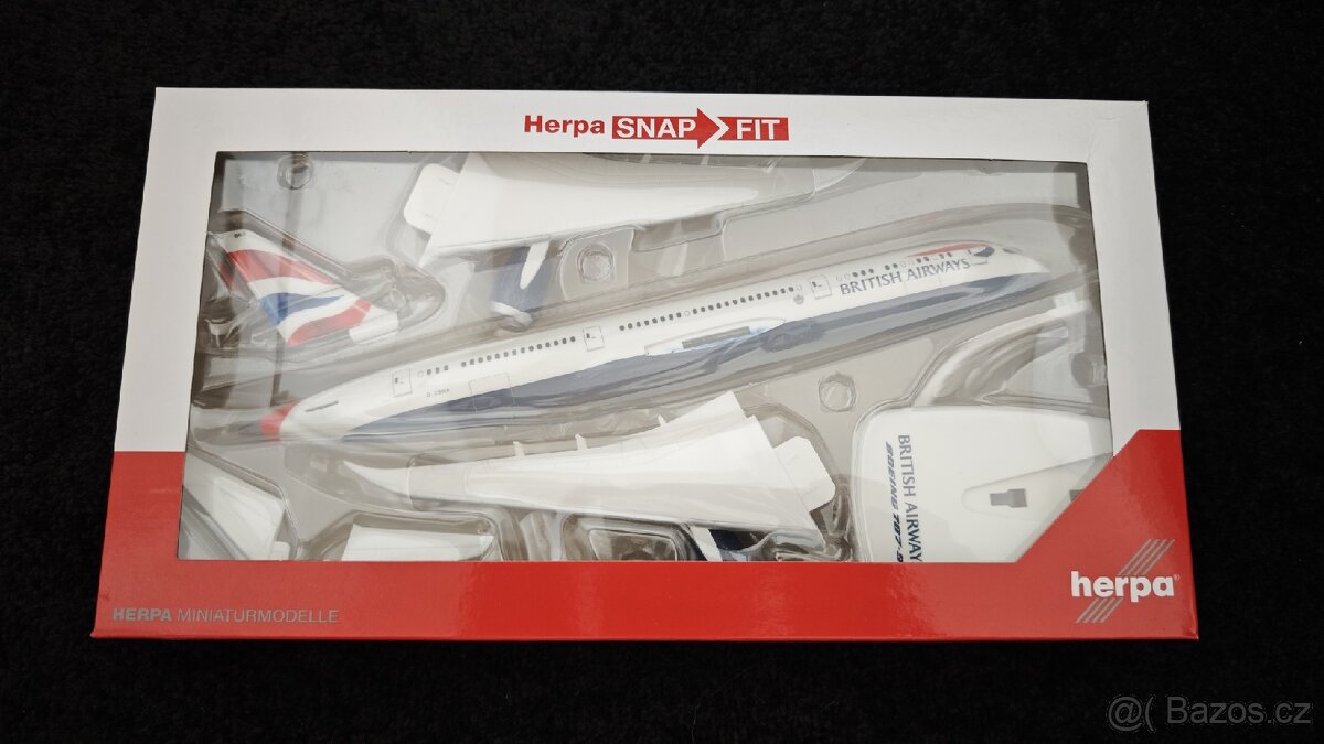 Model letadla British Airways - 2