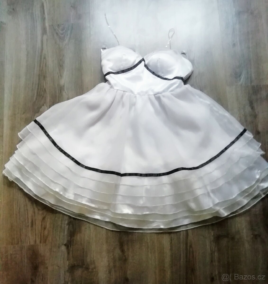 Korzetové šaty s bohatou suknicí, na zakázku, v. M, měřte - 2