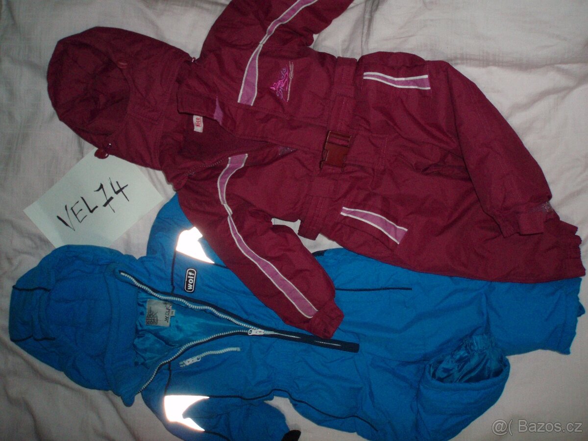 zimní kojenecká kombinéza vel.74 - 2