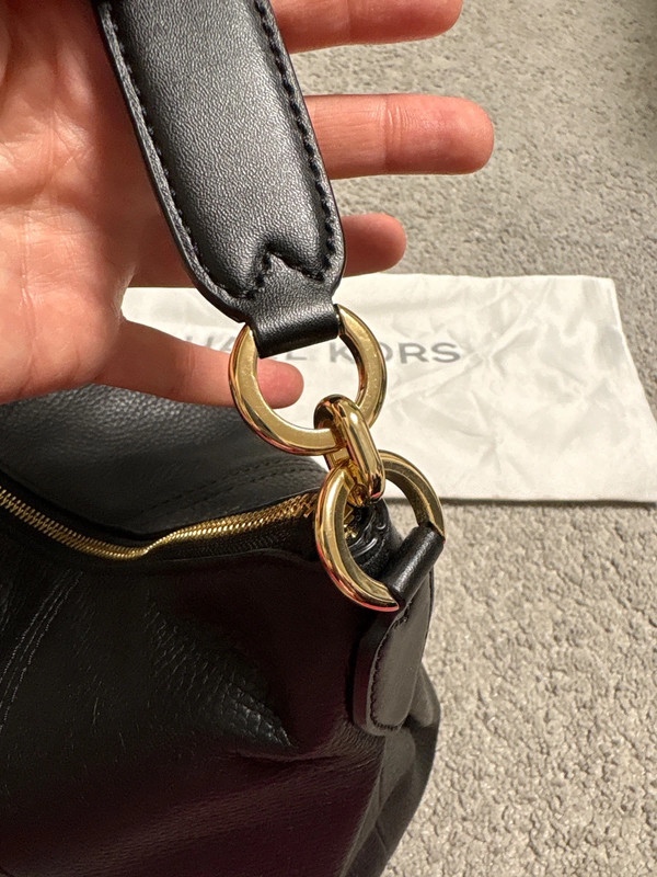 Michael Kors Sienna Černá kožená kabelka - 2