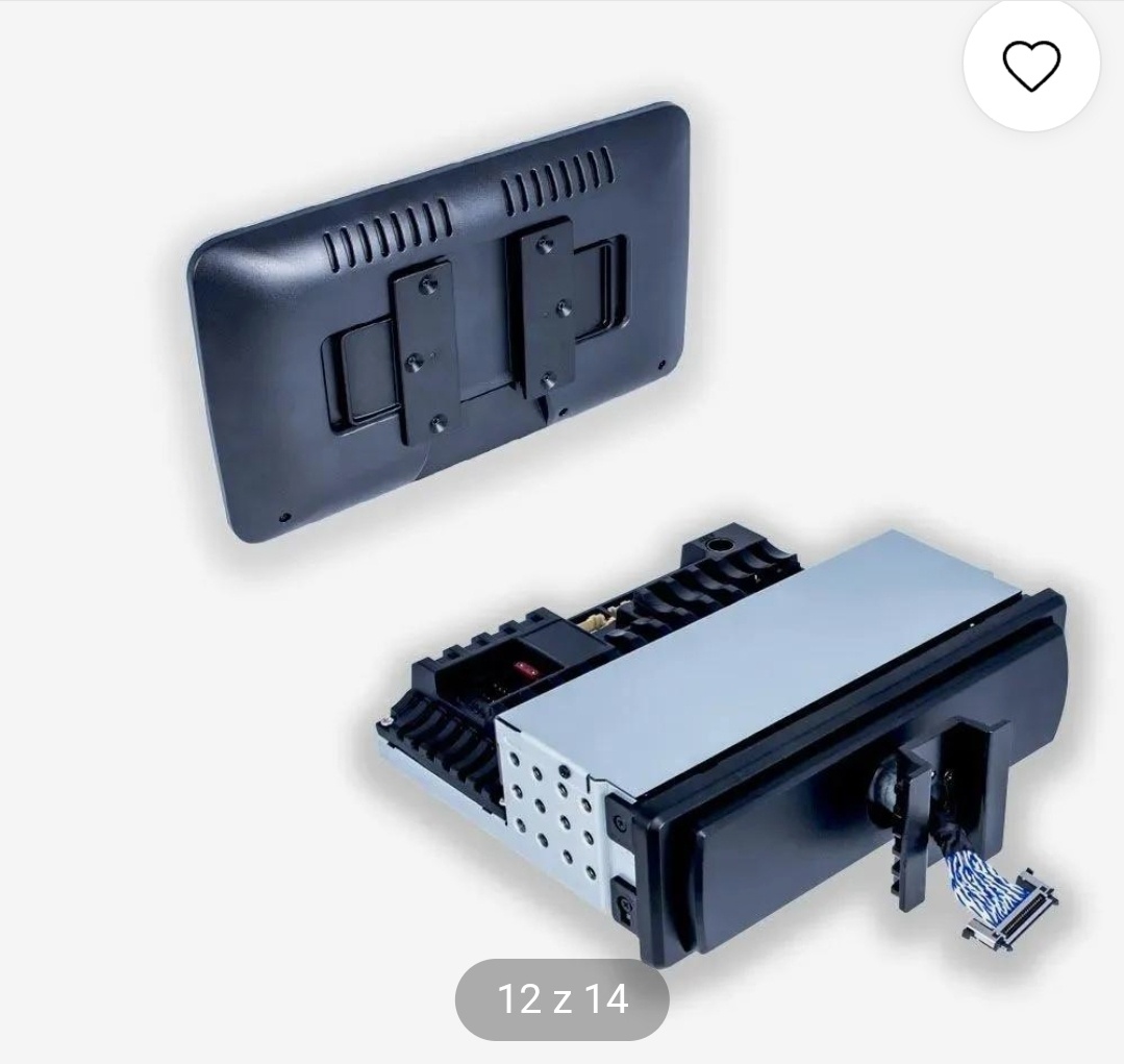 Autorádio 1din s displejem 180° - 2