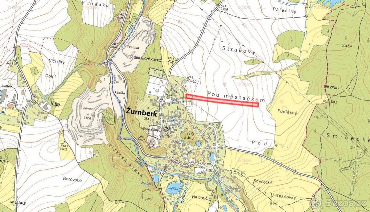 Zemědělská půda, prodej, Žumberk, Chrudim - 2