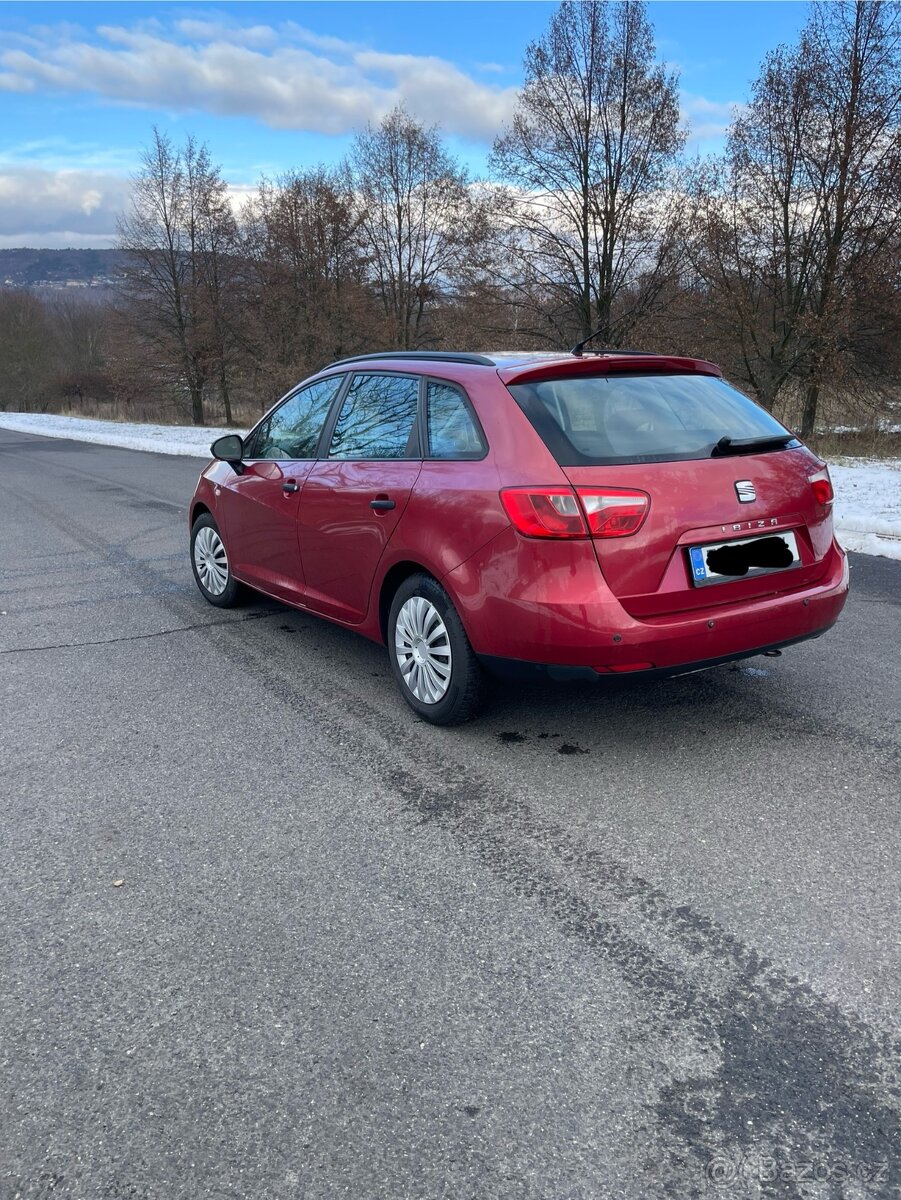 Seat Ibiza combi, 51kW, 2010, 188 000km, Klima, senzory, - 2
