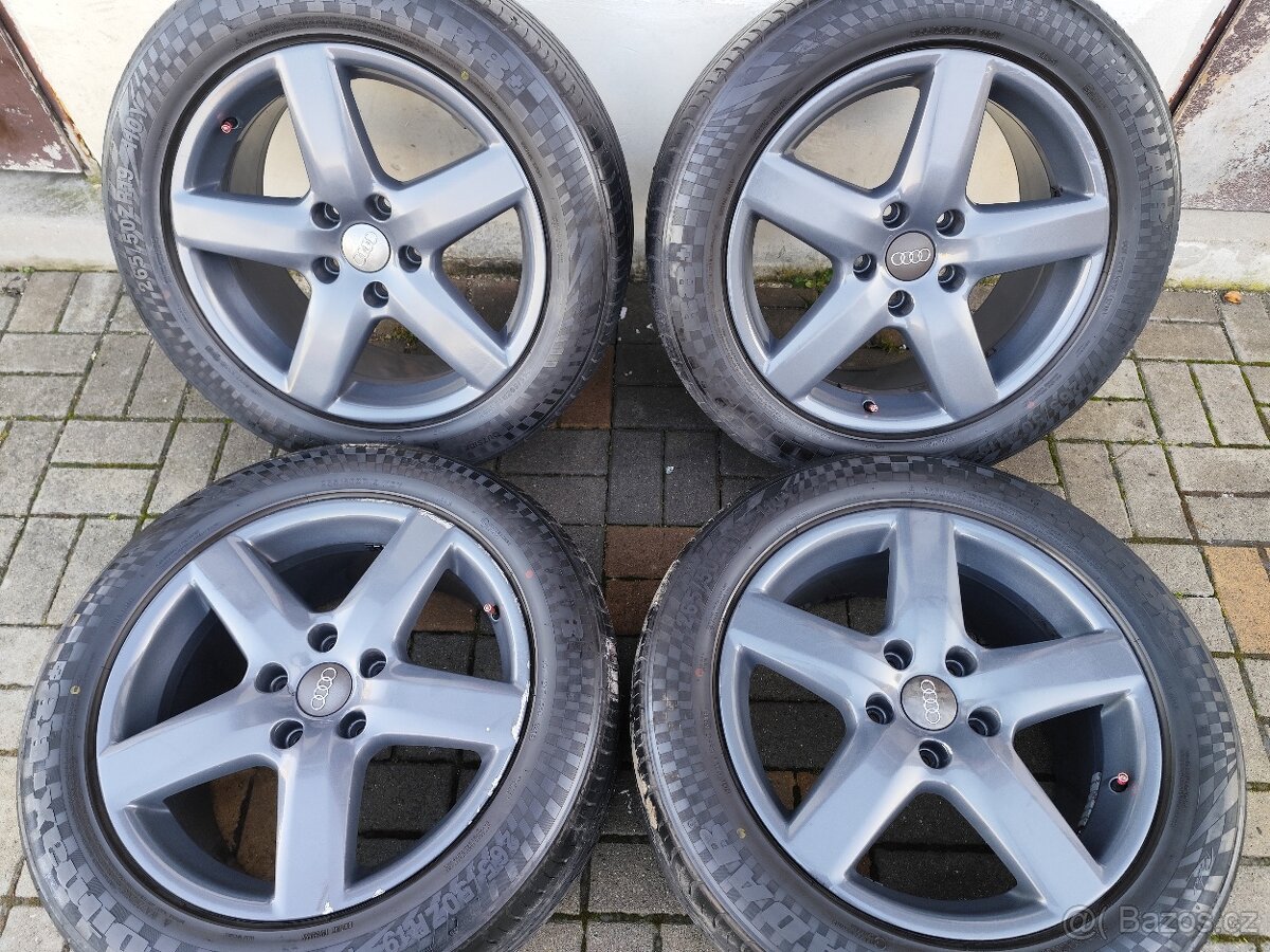 ALU 5x130 r19 Q7, VW, PORSCHE + PNEU - 2