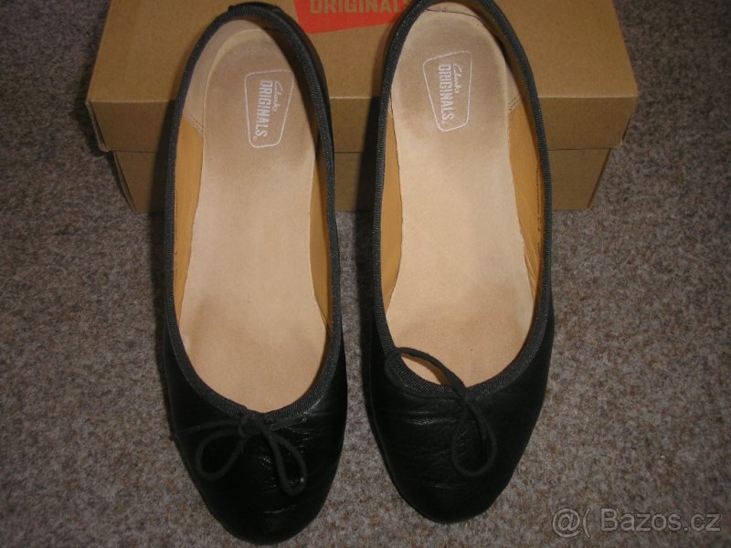 Kožené baleríny zn.Clarks vel.39 - 2
