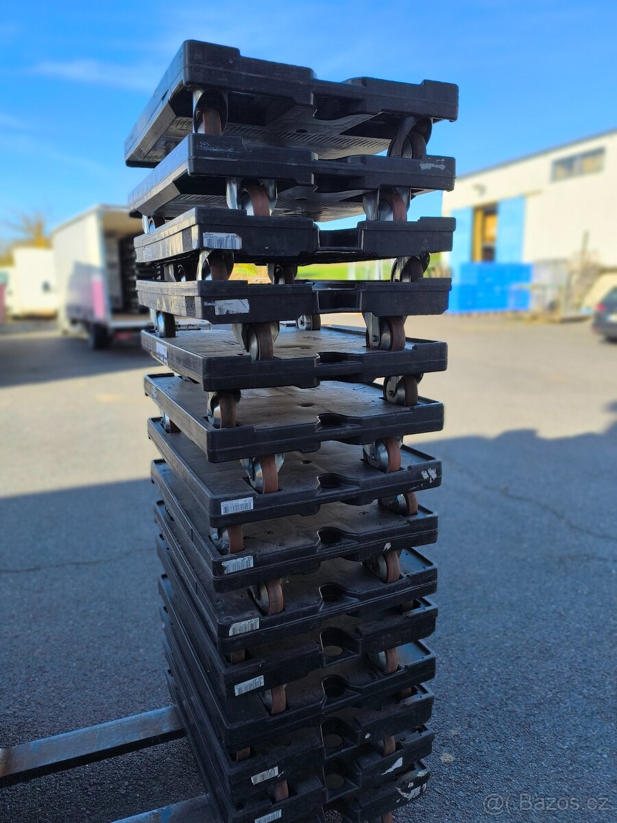 vozík na plastové kontejnery - 2