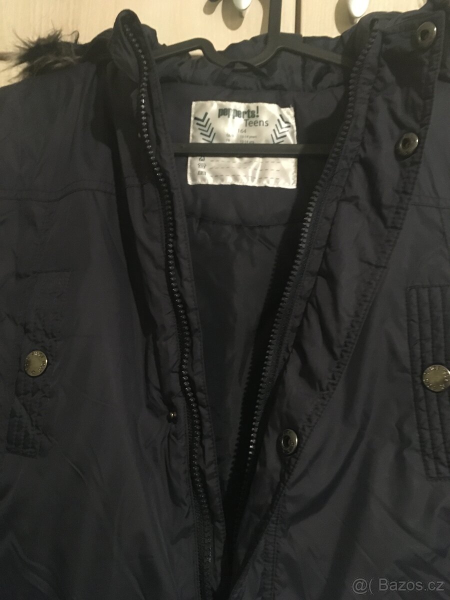 Zimní kabát velikost 164 - 2