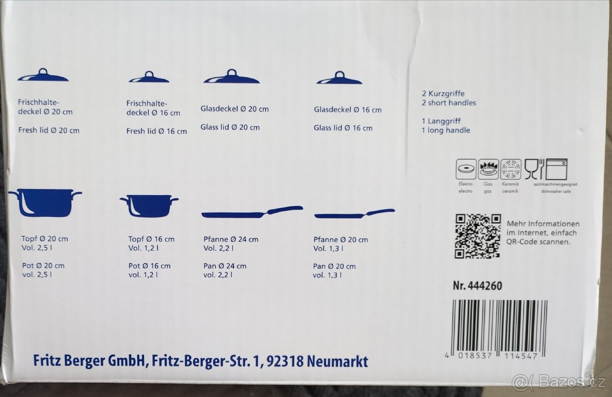 Souprava kempoveho nádobí - 2