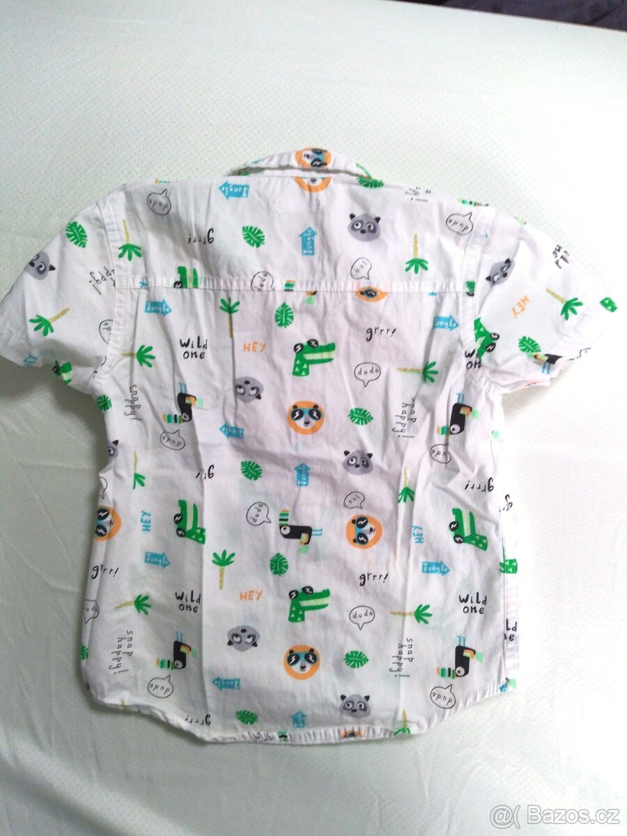 Dětská košile s krátkým rukávem vel. 110 - 2