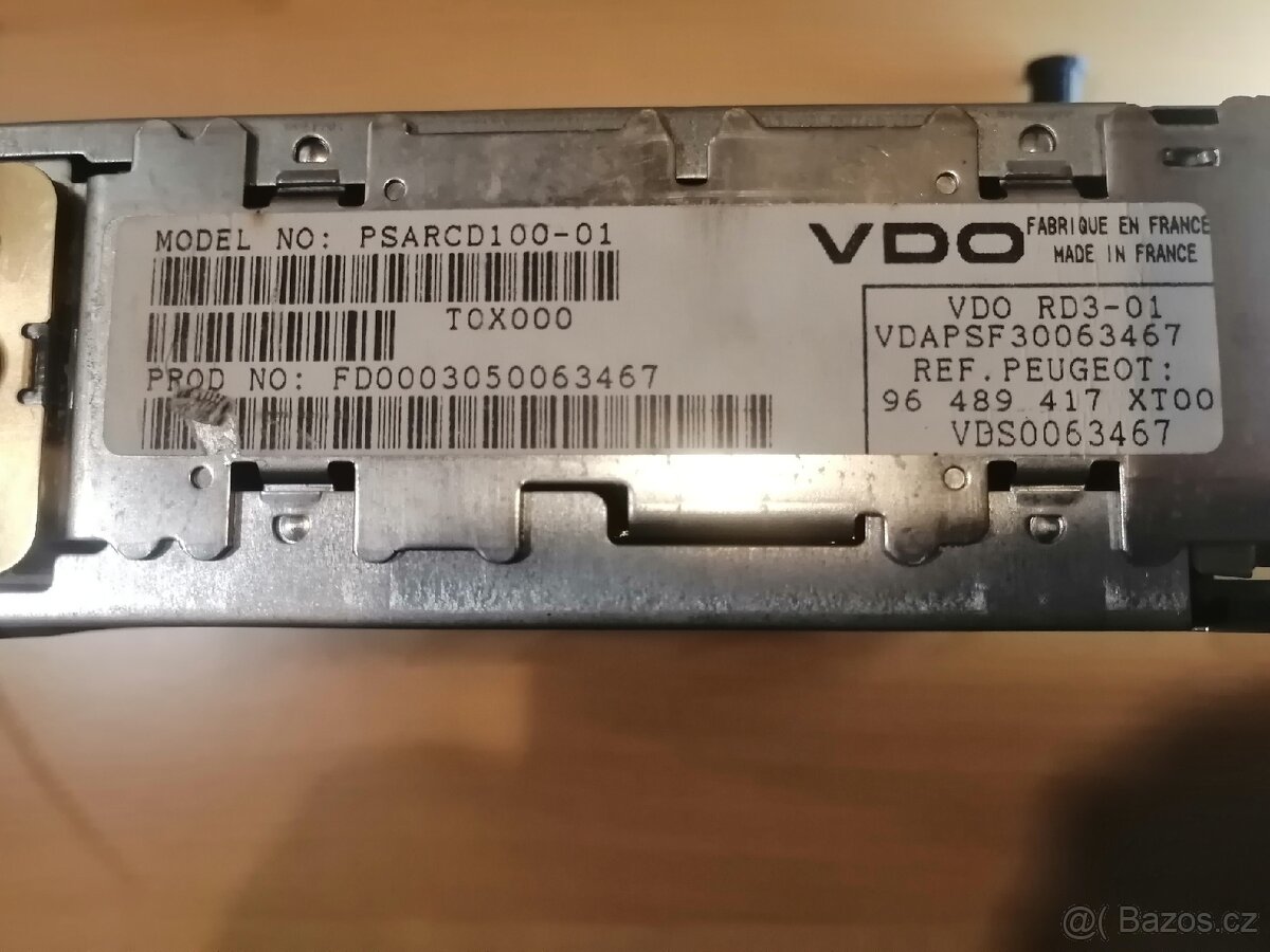 Autorádio peugeot, citroen. - 2