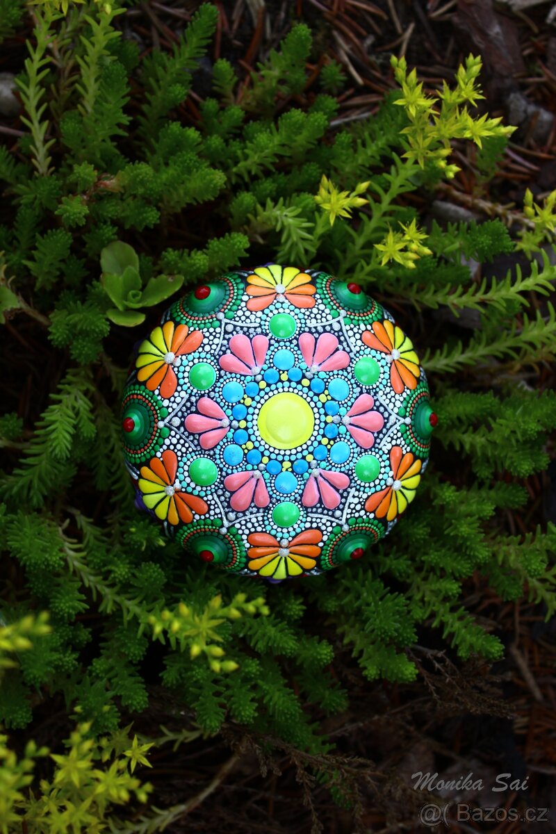 Mandala "Letní louka" DotArt, akryl - 2