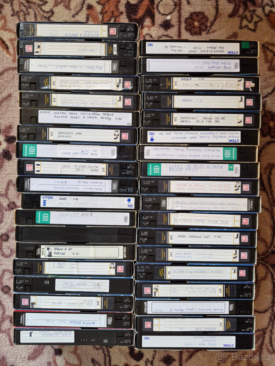 prodám VHS originály + nahrané - 2
