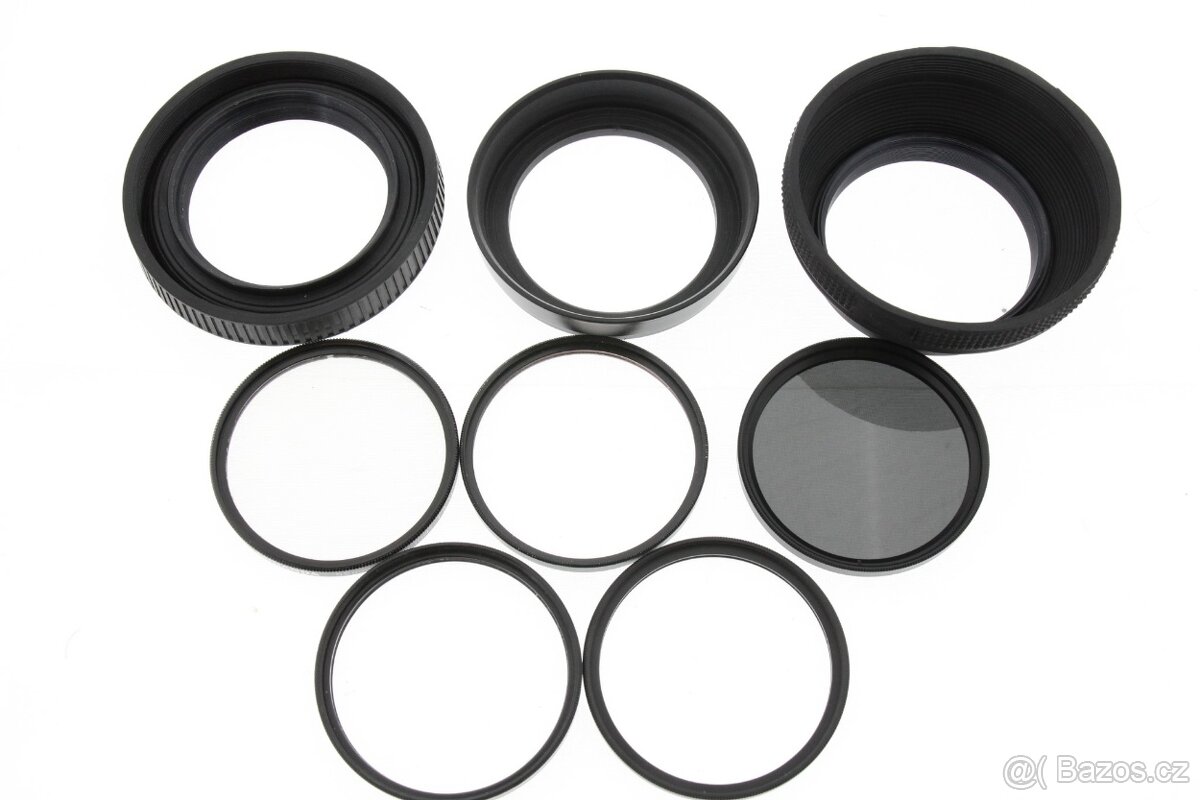 Filtry + clony mix. 8ks 55mm - 2