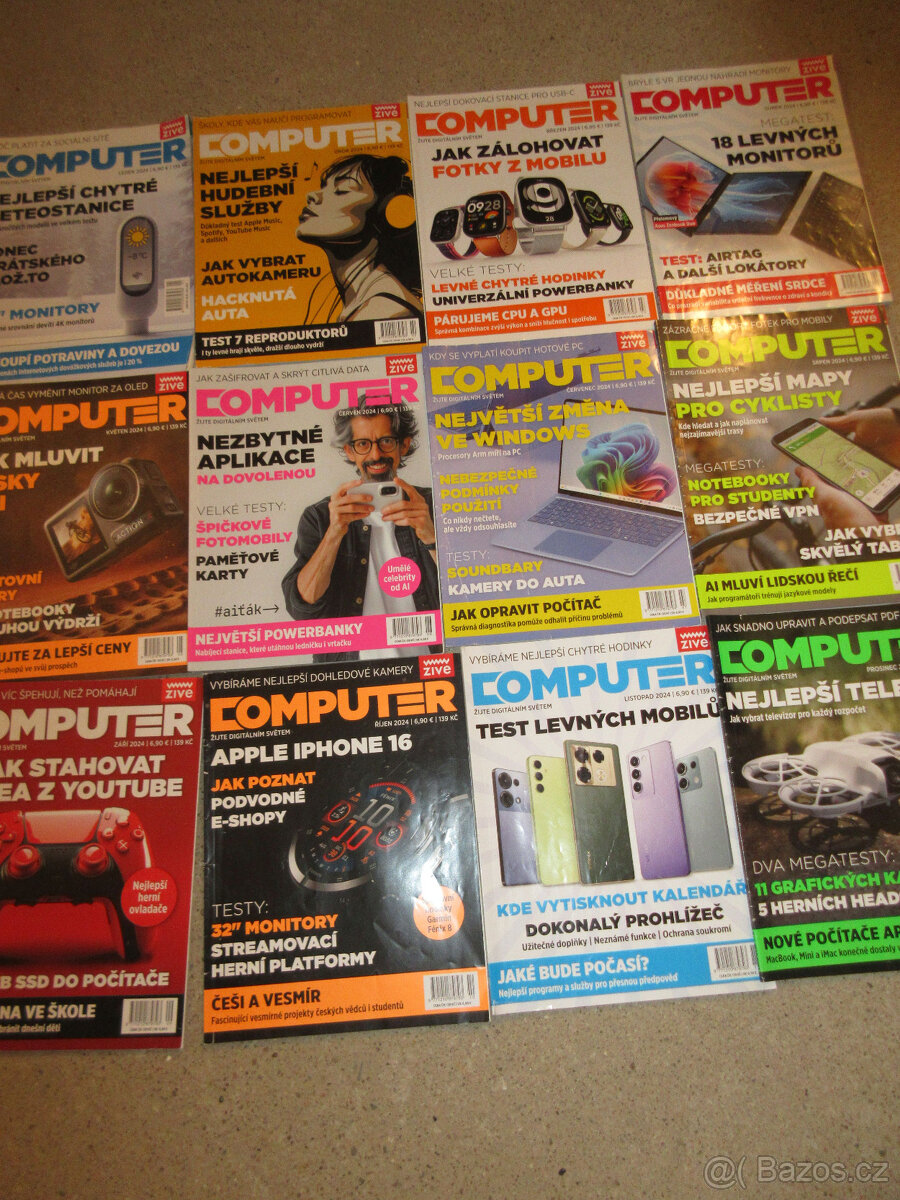 COMPUTER 2024 - kompletní - 12 čísel. - 2