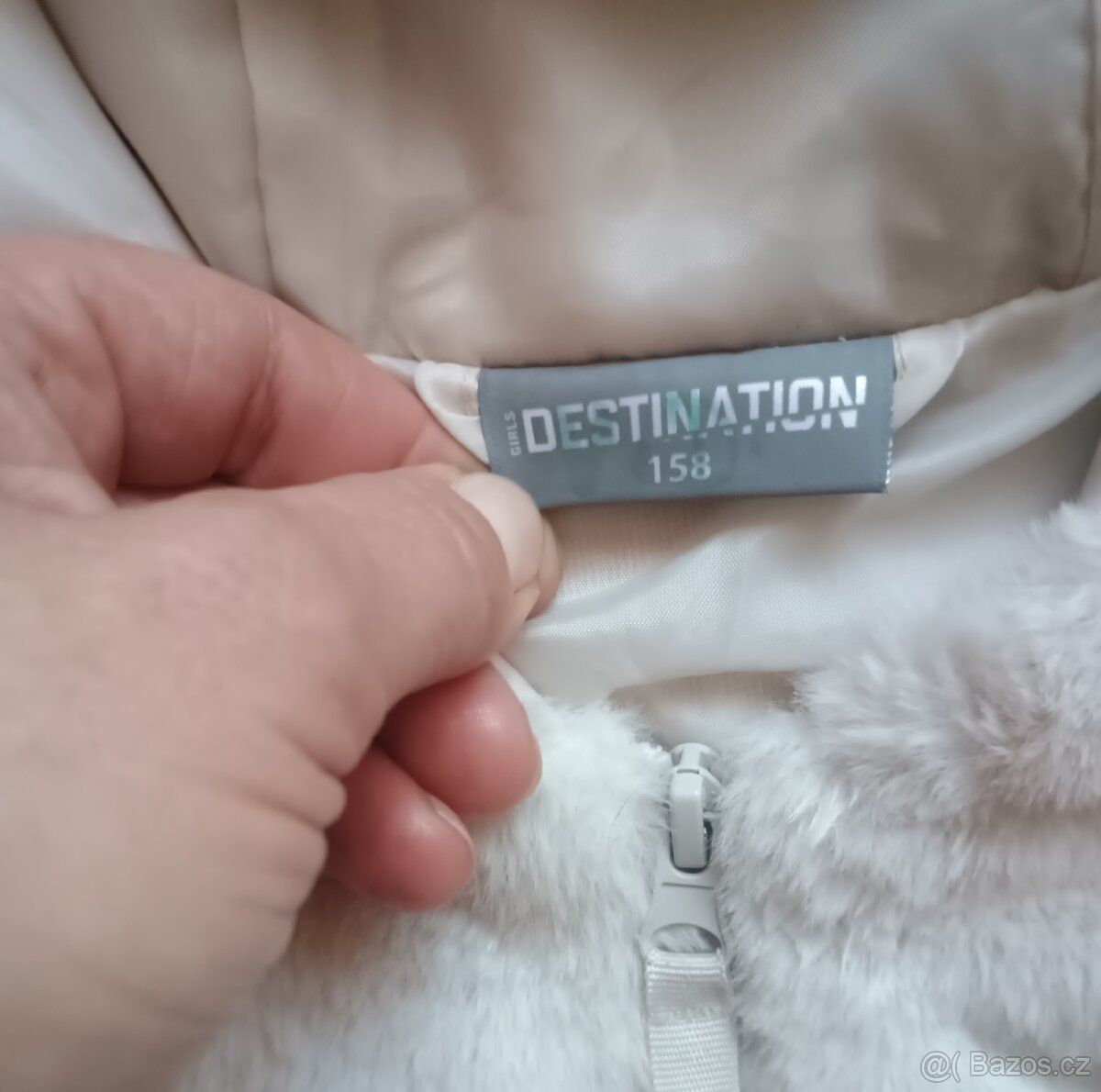 Dívčí kožešinová vesta DESTINATION,vel.158 - 2