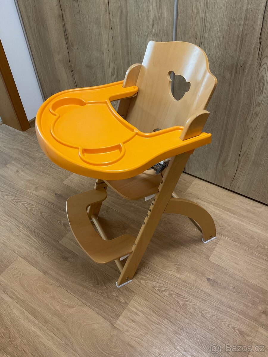 Dřevěná jídelní židlička Pali Pappy-re - 2