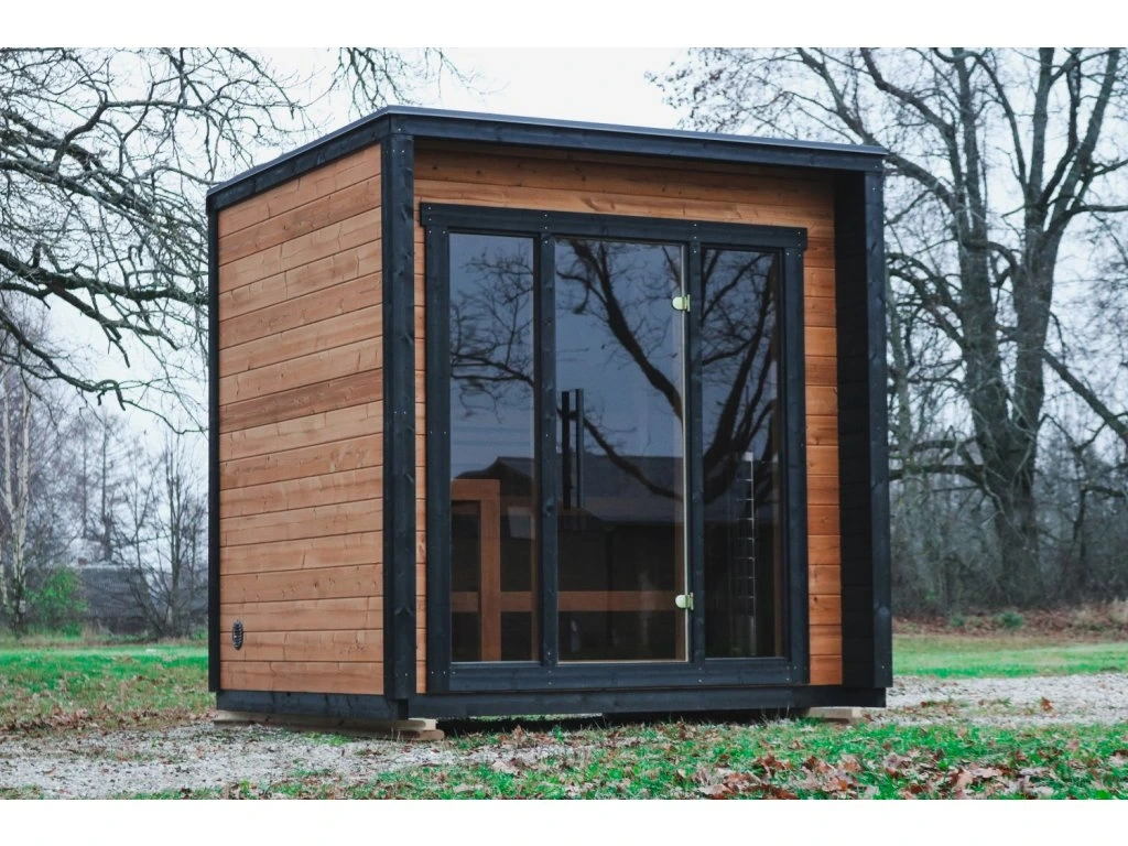 Venkovní sauna Thermowood Cubic XS 2,2x2,4m - 2
